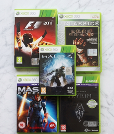 Lotto 5 Giochi Xbox 360 – Halo4 Skyrim Dead Space