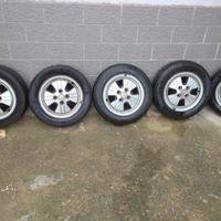 cinque cerchioni in alluminio per 127  75 HP sport