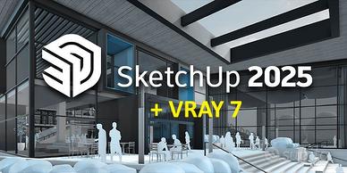 SKETCHUP 2025 vers.FULL italiano originale+VRAY 7