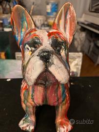 Statua bulldog francese
