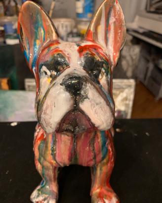 Statua bulldog francese