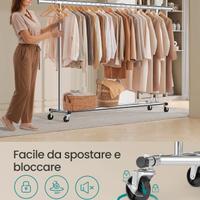 appendiabiti con ruote