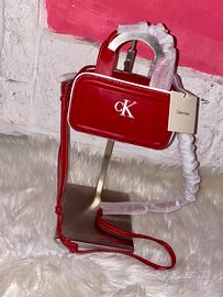 Borsa tracolla bauletto Donna Calvin Klein