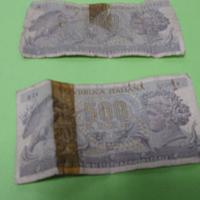 Kit 2 pezzi - Banconota REPUBBLICA ITALIANA 500 LI