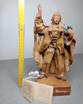 CARTAPESTA leccese I Messapi statua presepe