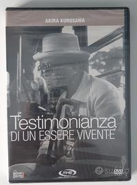dvd kurosawa testimonianza di un essere vivente