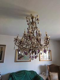 lampadario cristallo