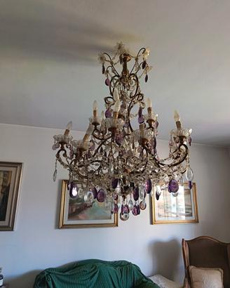 lampadario cristallo