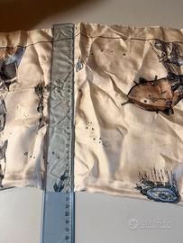 Foulard / Taschino vintage tema spazio razzi Space