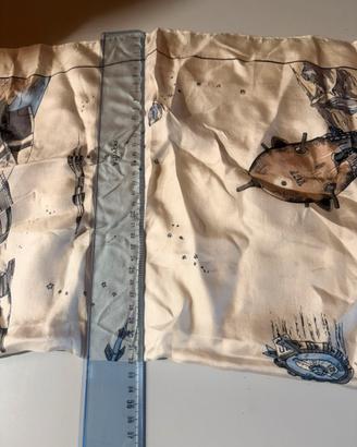 Foulard / Taschino vintage tema spazio razzi Space