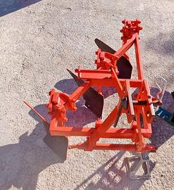 Aratro 3 vomeri rosso