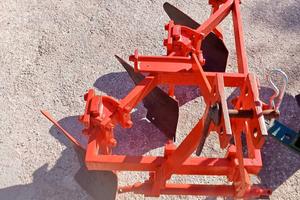 Aratro 3 vomeri rosso