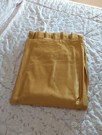 tenda in raso oro/ senape 