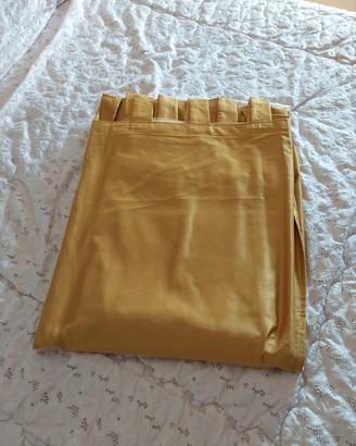 tenda in raso oro/ senape 