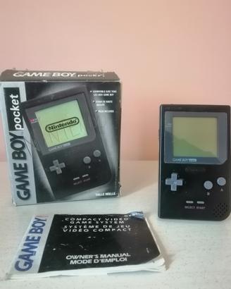 Game Boy Pocket Back- PAL- Console portatile compl