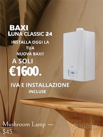 Fornitura e posa caldaia murale