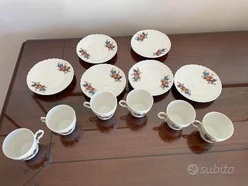 Servizio caffè da 6 in porcellana Richard Ginori