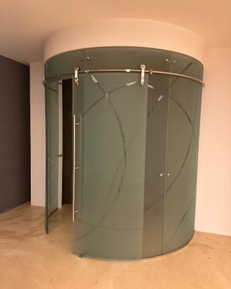 PORTA SCORREVOLE SATINATA