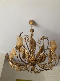 Lampadario in porcellana 