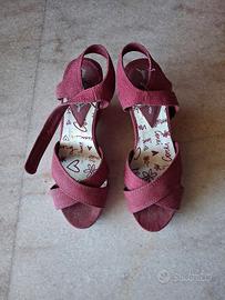 Scarpe zeppa Coveri You Young rosso