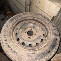 cerchioni in ferro r14 4 bulloni di fissaggio