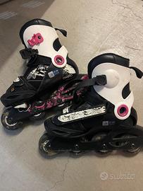 Pattini a rotelle roller in linea 34-37 e 34-36