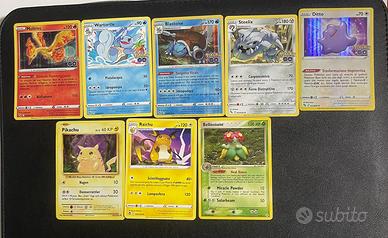 Lotto 8 Carte Pokémon Holo - Moltres, Blastoise