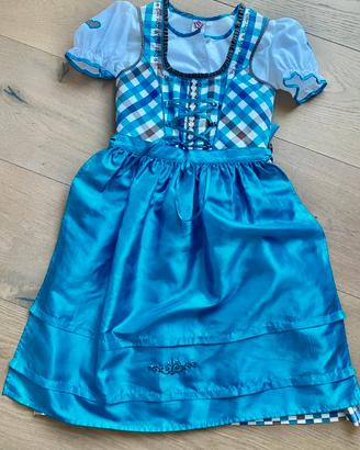 Dirndl/ Abito tirolese ragazza 140gr