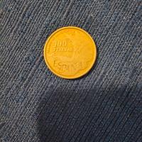100 pesetas spagnole del cammino di Santiago 