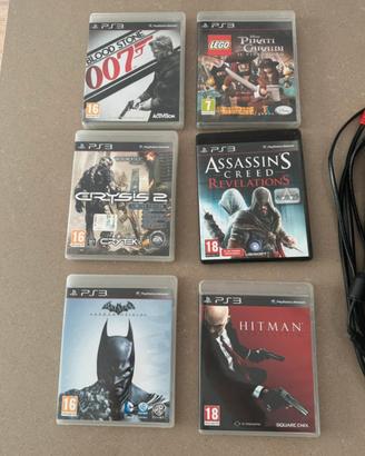 PlayStation PS3 + controller + 6 giochi