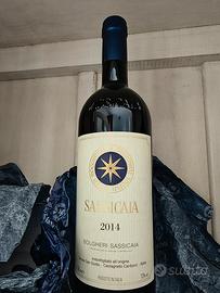 Vino Super Tuscany Sassicaia annata 2014