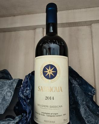 Vino Super Tuscany Sassicaia annata 2014