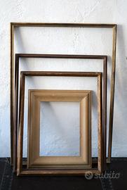 Lotto di 4 cornici