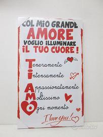 Quadro da appendere san valentino