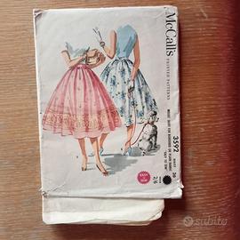 Cartamodello da sartoria USA del 1956