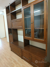 Soggiorno in massello noce africana