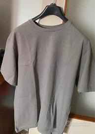 Maglietta oversize grigio/beige Zara