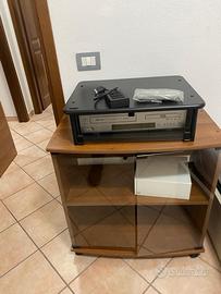 Mobiletto con vetrina per tv o soggiorno