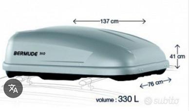 box portatutto Bermude 910