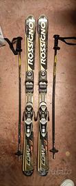 Sci bambino Rossignol CompJ 130 cm + racchette 100