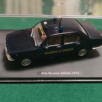 Modellino Alfa Romeo della Guardia di Finanza in s