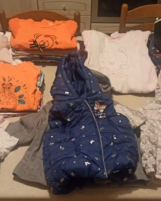 Box vestiti vari da bambina 12-18m