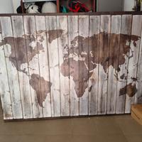 Poster Planisfero Ikea 200x140 cm