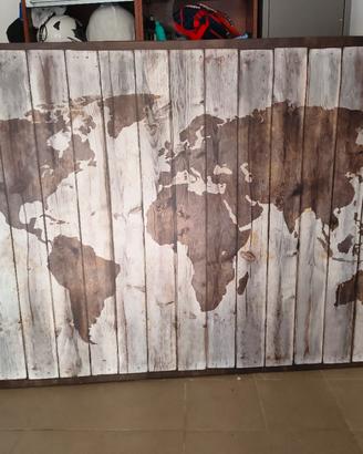 Poster Planisfero Ikea 200x140 cm