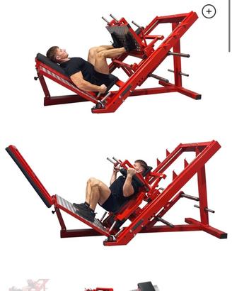 Leg Press Hack Squat Heavy Duty Gymequip.eu