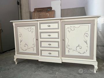 NUOVA CREDENZA DECORATA A MANO