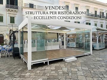 DEHOR / STRUTTURA 6X4 M in ferro zincato