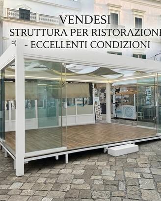 DEHOR / STRUTTURA 6X4 M in ferro zincato