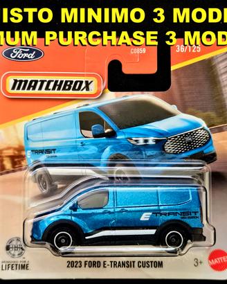 Matchbox Ford E-Transit Custom 2023