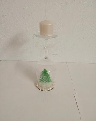 CALICE PORTA CANDELA NATALIZIO